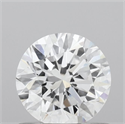 Lab Grown Diamond 0.72 Carats, Round with Very Good Cut, D Color, VVS2 Clarity and Certified by IGI