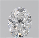 Diamante Natural 0.58 quilates, Ovalado , Color E, claridad VVS1 y certificado GIA