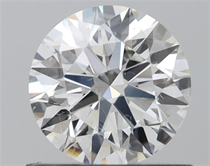 Picture of Natural Diamond 0.71 Carats, Round with Excellent Cut, H Color, SI2 Clarity and Certified by GIA