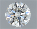 Diamante Natural 0.75 quilates, Redondo , Color H, claridad VS2 y certificado GIA
