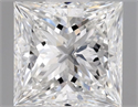 Natural Diamond 0.55 Carats, Princess with  Cut, E Color, VS1 Clarity and Certified by GIA
