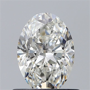 Picture of Natural Diamond 0.72 Carats, Oval with  Cut, H Color, VS1 Clarity and Certified by GIA