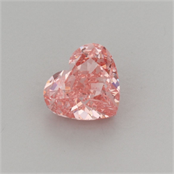 Picture of Lab Grown Diamond 1.83 Carats, Heart with  Cut, Fancy Vivid Pink Color, VS1 Clarity and Certified by IGI