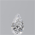 Natural Diamond 0.70 Carats, Pear with  Cut, D Color, VS2 Clarity and Certified by GIA