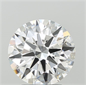 Lab Grown Diamond 3.09 Carats, Round with Ideal Cut, F Color, VVS2 Clarity and Certified by IGI