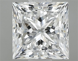 Picture of Natural Diamond 0.80 Carats, Princess with  Cut, D Color, VS1 Clarity and Certified by GIA