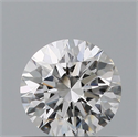 Diamante Natural 0.63 quilates, Redondo , Color F, claridad IF y certificado GIA