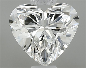 Picture of Natural Diamond 0.54 Carats, Heart with  Cut, G Color, SI1 Clarity and Certified by GIA