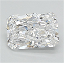 Lab Grown Diamond 1.09 Carats, Radiant with  Cut, D Color, VVS2 Clarity and Certified by IGI