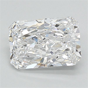 Picture of Lab Grown Diamond 1.09 Carats, Radiant with  Cut, D Color, VVS2 Clarity and Certified by IGI
