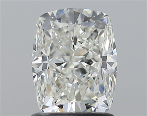 Foto Diamante Natural 1.38 quilates, Del cojín , Color I, claridad VVS1 y certificado GIA de