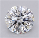 Del inventario de diamantes de laboratorio, 2.02 quilates, Redondo , Color F, claridad VS1 y certificado IGI