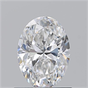 Natural Diamond 0.90 Carats, Oval with  Cut, E Color, VS2 Clarity and Certified by GIA