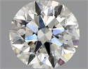 Natural Diamond 0.80 Carats, Round with Excellent Cut, J Color, VS2 Clarity and Certified by GIA