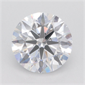 Lab Grown Diamond 3.01 Carats, Round with Ideal Cut, E Color, VVS2 Clarity and Certified by IGI
