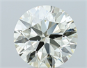 Diamante Natural 2.70 quilates, Redondo , Color L, claridad SI1 y certificado IGI