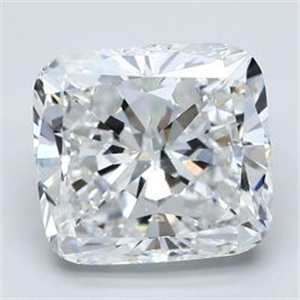 Foto Diamante Natural 5.01 quilates, Del cojín , Color E, claridad SI1 y certificado GIA de