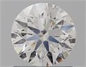 Natural Diamond 1.01 Carats, Round with Excellent Cut, E Color, SI2 Clarity and Certified by IGI