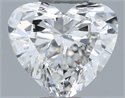 Natural Diamond 0.40 Carats, Heart with  Cut, H Color, VS2 Clarity and Certified by GIA