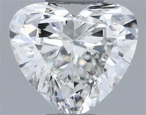 Picture of Natural Diamond 0.40 Carats, Heart with  Cut, H Color, VS2 Clarity and Certified by GIA