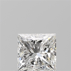Picture of Natural Diamond 0.60 Carats, Princess with  Cut, G Color, VVS2 Clarity and Certified by GIA