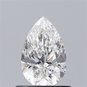 Foto Diamante Natural 0.62 quilates, De pera , Color E, claridad VVS2 y certificado GIA de