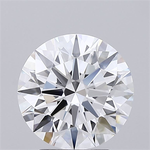 Picture of Lab Grown Diamond 2.58 Carats, Round with Ideal Cut, D Color, IF Clarity and Certified by IGI