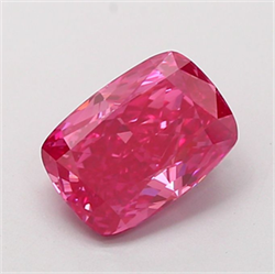 Picture of Lab Grown Diamond 2.08 Carats, CUSHION MODIFIED with  Cut, Fancy Vivid Pink Color, VS1 Clarity and Certified by IGI