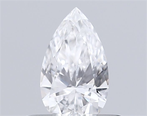 Foto Diamante Natural 0.40 quilates, De pera , Color D, claridad SI1 y certificado GIA de