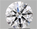 Natural Diamond 1.55 Carats, Round with Excellent Cut, D Color, IF Clarity and Certified by GIA