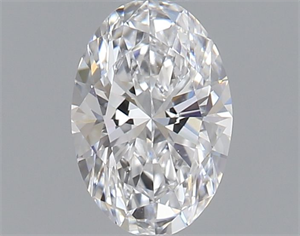 Picture of Natural Diamond 0.41 Carats, Oval with  Cut, D Color, VS2 Clarity and Certified by GIA