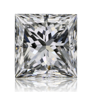 Foto Diamante Natural 0.70 quilates, Princesa , Color F, claridad VS1 y certificado GIA de