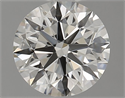Diamante Natural 0.81 quilates, Redondo , Color J, claridad IF y certificado GIA
