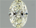 Natural Diamond 0.90 Carats, Oval with  Cut, L Color, VS1 Clarity and Certified by GIA