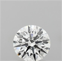 Lab Grown Diamond 1.03 Carats, Round with Ideal Cut, D Color, VS1 Clarity and Certified by IGI