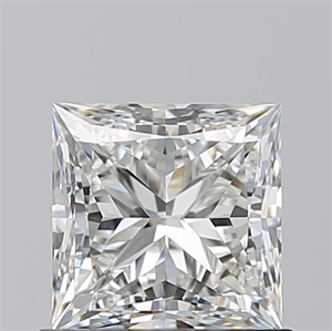 Picture of Natural Diamond 1.01 Carats, Princess with  Cut, H Color, VVS1 Clarity and Certified by GIA