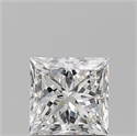 Natural Diamond 1.20 Carats, Princess with  Cut, H Color, VVS1 Clarity and Certified by GIA