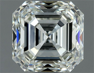 Picture of Natural Diamond 1.03 Carats, Asscher with  Cut, I Color, IF Clarity and Certified by IGI