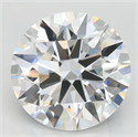 Lab Grown Diamond 3.40 Carats, Round with Excellent Cut, D Color, VVS1 Clarity and Certified by GIA