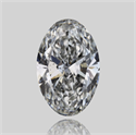 Natural Diamond 0.42 Carats, Oval with  Cut, G Color, SI2 Clarity and Certified by GIA