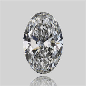 Picture of Natural Diamond 0.42 Carats, Oval with  Cut, G Color, SI2 Clarity and Certified by GIA