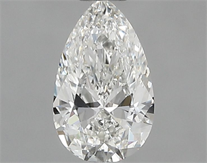 Picture of Natural Diamond 0.41 Carats, Pear with  Cut, H Color, VVS1 Clarity and Certified by GIA