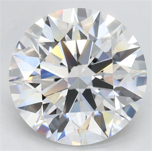 Picture of Lab Grown Diamond 4.02 Carats, Round with Excellent Cut, D Color, VVS1 Clarity and Certified by GIA
