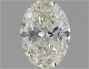 Diamante Natural 0.72 quilates, Ovalado , Color J, claridad VVS1 y certificado GIA