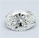 Diamante Natural 1.31 quilates, Ovalado , Color I, claridad VS2 y certificado GIA