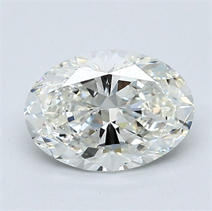 Foto Diamante Natural 1.31 quilates, Ovalado , Color I, claridad VS2 y certificado GIA de