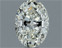 Natural Diamond 1.01 Carats, Oval with  Cut, I Color, VS2 Clarity and Certified by IGI