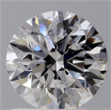 Natural Diamond 0.80 Carats, Round with Excellent Cut, D Color, SI2 Clarity and Certified by GIA