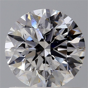 Picture of Natural Diamond 0.80 Carats, Round with Excellent Cut, D Color, SI2 Clarity and Certified by GIA