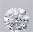 Lab Grown Diamond 1.59 Carats, Round with Ideal Cut, D Color, VS2 Clarity and Certified by IGI